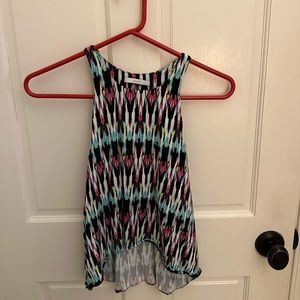 Tart Patterned Blouse Medium; worn twice